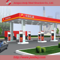 Design Space Frame Steel Structure Truss Purlin Petrol Station for 2017